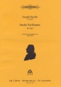 Sechs Sicilianos fr Orgel