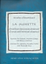 La musette Kantate fr Sopran, Musette (Violine) und Bc Partitur und Stimmen