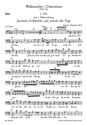 Weihnachtsoratorium BWV248 fr Soli, Chor und Orchester Chorstimme Ba
