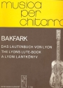 Das Lautenbuch von Lyon fr Gitarre