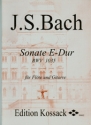 Sonate E-Dur BWV1035 fr Flte und Gitarre
