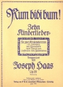 Rum di bum op.33 fr 1-2 Kinderstimmen und Klavier Partitur