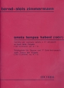 Omnia tempus habent Kantate fr Sopran und 17 Soloinstrumente Partitur