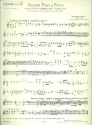 Sonata pian e forte (1597) für 2 Trompeten, 2 Hörner, 4 Posaunen und Basstuba Stimmen