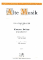 Konzert D-Dur fr Flte und Streichorchester fr Flte und Klavier