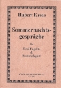 Sommernachtsgesprche fr 3 Fagotte und Kontrafagott Partitur+Stimmen