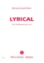 Lyrical fr 2 Altsaxophone