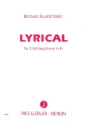 Lyrical fr 2 Altsaxophone