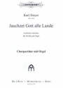 Jauchzet Gott alle Lande fr gem Chor und Orgel Partitur