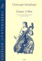 Sonate A-Dur fr obligates Cembalo und Viola da gamba