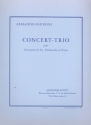 Concert-trio pour clarinette, violoncelle et piano partition et parties