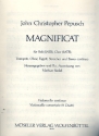 Magnificat fr SATB Soli, SATB Chor, Blser, Streicher und b.c. bc/violoncello concertato (9. duett)
