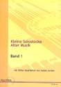 Kleine Solostcke alter Meister Band 1 fr Zither