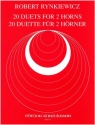 20 Duette fr 2 Hrner Spielpartitur