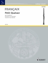 Petit quatuor fr 4 Saxophone fr 4 Klarinetten Partitur und Stimmen