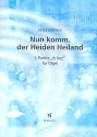 Nun komm der Heiden Heiland Partita in Jazz fr Orgel