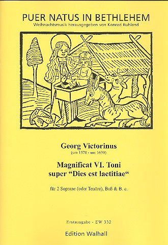 Magnificat vi. toni super für 2 Soprane, Bass und Bc Partitur und Stimmen