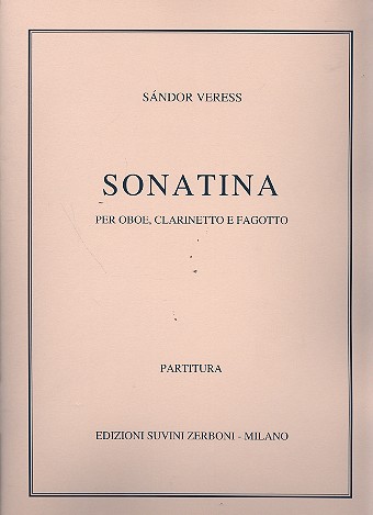 Sonatina per oboe, clarinetto e fagotto partitura