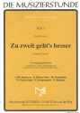 Zu zweit geht's besser fr Flte (Klarinette) und Oboe (Flte, Klarinette),   Partitur und Stimmen