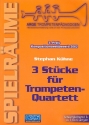 3 Stücke für 4 Trompeten Partitur und Stimmen