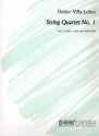 String Quartet No.1 for 2 violins, viola and violoncello score