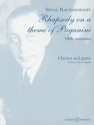 Rhapsodie ber ein Thema von Paganini op. 43 fr Klarinette und Klavier