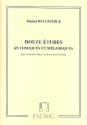 12 tudes rhythmiques et melodiques pour trombone-basse, saxhorn-basse et tuba parties