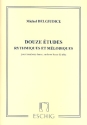 12 tudes rhythmiques et melodiques pour trombone-basse, saxhorn-basse et tuba parties