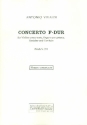 Concerto F-Dur P274 fr Violine, Orgel, Streicher und Cembalo Orgel solo