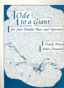 Ode to a Giant for double bass and narrator
