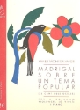 Madrigal sobre un tema popular for soprano, cello (violin) and piano score and instrumental part