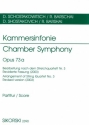 Kammersinfonie op.73a fr Kammerorchester Studienpartitur