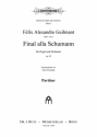 Final alla Schumann op.83 fr Orgel und Orchester Partitur