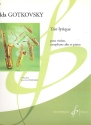 Trio lyrique pour violon, saxophone alto et piano partition et parties