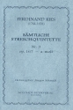 Streichquintett a-Moll Nr.3 op.167 Partitur und Stimmen