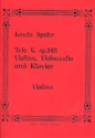 Trio op.142 fr Violine, Violoncello und Klavier Partitur und Stimmen