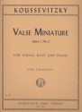 Valse miniature op.1,2 for string bass and piano