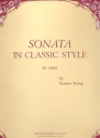 Sonata in classic style for organ
