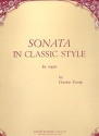 Sonata in classic style for organ