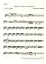 Konzert E-Dur Krebs 172 fr Kontrabass und Orchester Einzelstimme - Violine II