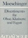 Divertimento fr Oboe, Klarinette und Fagott Partitur und Stimmen