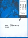 Peer Gynt (Suite) für Sprecher und Streichorchester Partitur mit Text, Klavierauszug und Stimmen