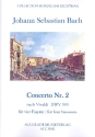 Concerto a-Moll Nr.2 BWV593 nach Vivaldi fr 4 Fagotte Partitur und Stimmen