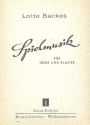 Spielmusik  fr Oboe und Klavier