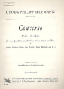 Concerto D-Dur für 2 Flöten, 2 Violinen, Viola, Fagott und Bc Stimmen