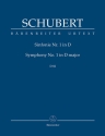 Sinfonie D-Dur Nr.1 D82 fr Orchester Studienpartitur