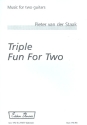 Triple fun for two Music for 2 guitars score and parts