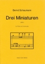 3 Miniaturen fr Flte und Violoncello