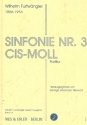 Sinfonie cis-moll Nr.3 fr Orchester Partitur