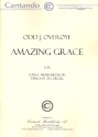 Amazing grace for solist, female or male choir and organ score